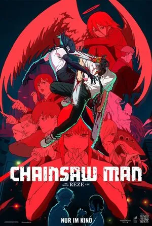 Chainsaw Man – The Movie: Reze Arc 2025 Hindi Dual Audio HD Poster Download - filmyfly
