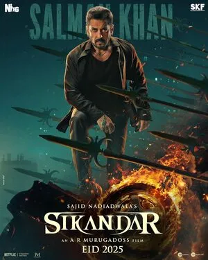 Sikandar 2025 Hindi HD Poster Download - filmyfly