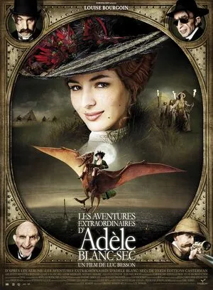 The Extraordinary Adventures of Adèle Blanc-Sec 2010 Hindi Dual Audio HD Poster Download - filmyfly