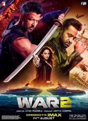 War 2 2025 Hindi HD Poster Download - filmyfly